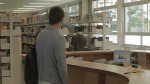 Love blossoms amongst the stacks